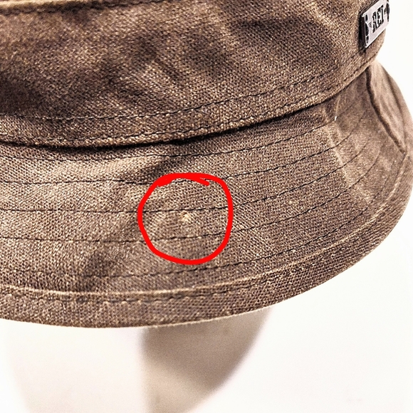 REI Co Op Waxed Cotton Brown Bucket Hat Fedora Size L/XL Cotton Lining Classic - Picture 11 of 11